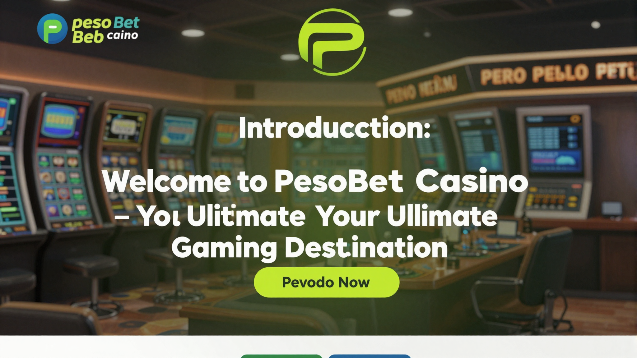 Peso Bet Casino: Welcome to PesoBet Casino – Your Ultimate Gaming Destination