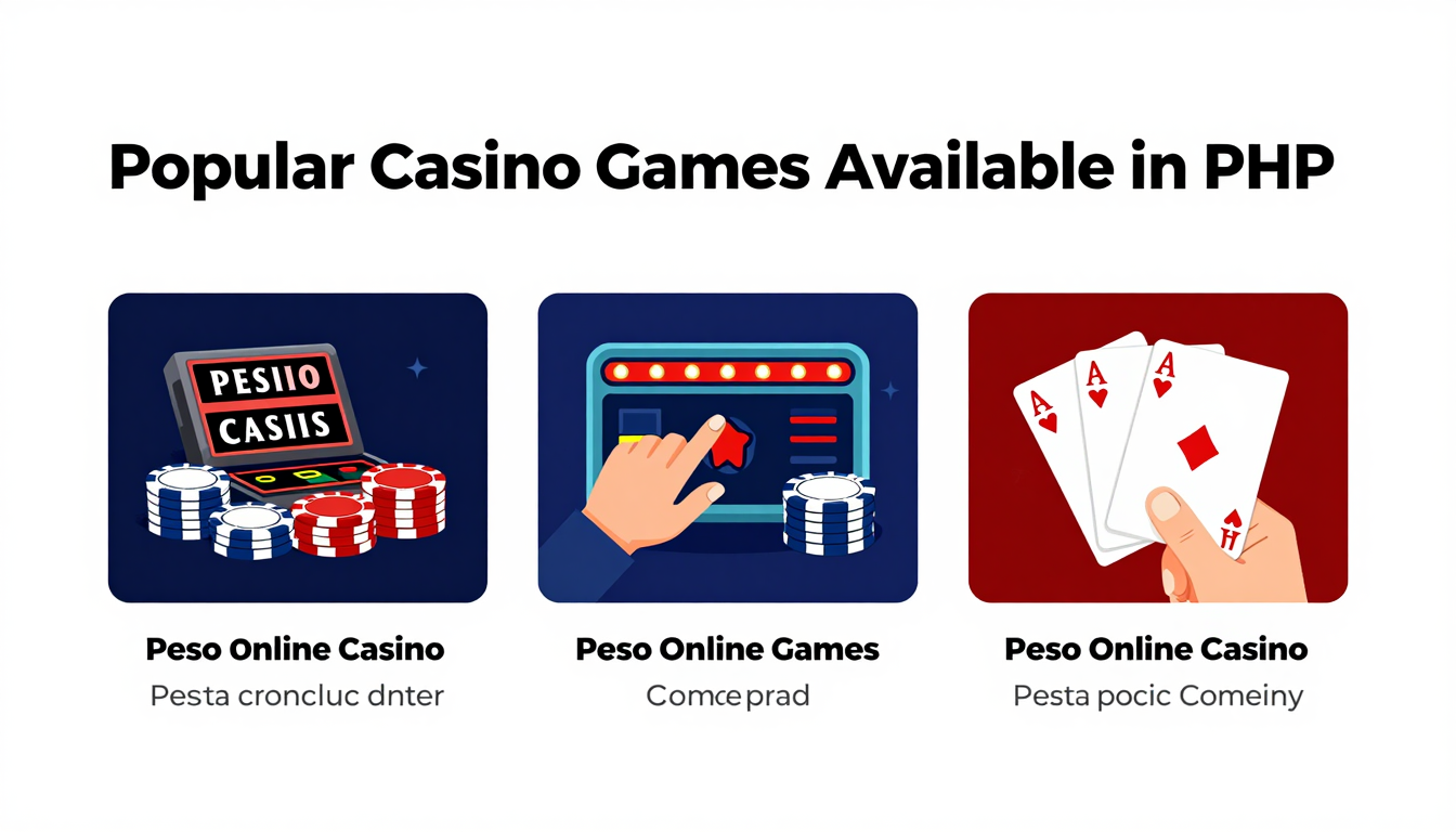 Popular Casino Games Available in PHP