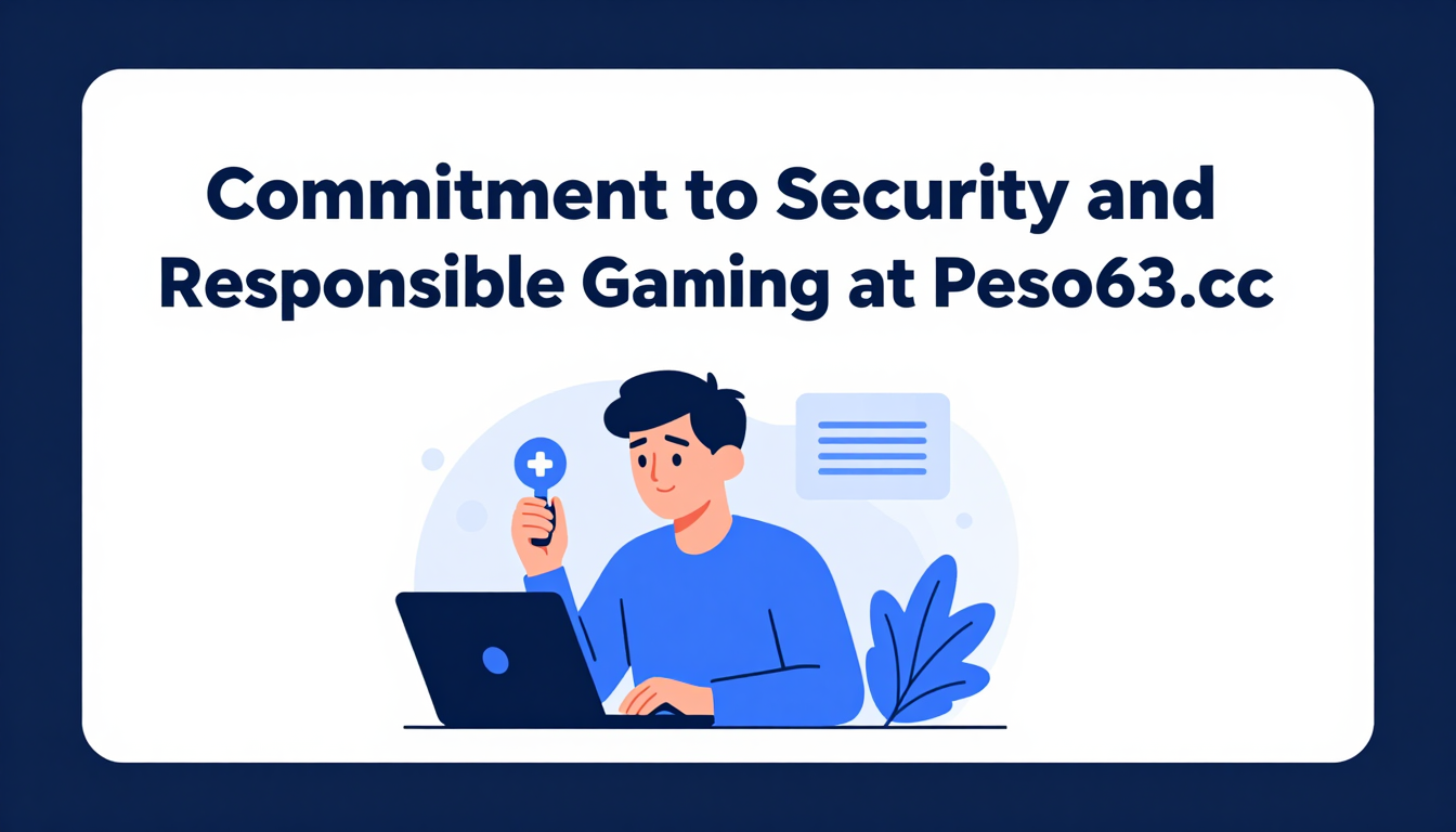 Commitment to Security and Responsible Gaming at Peso63.cc