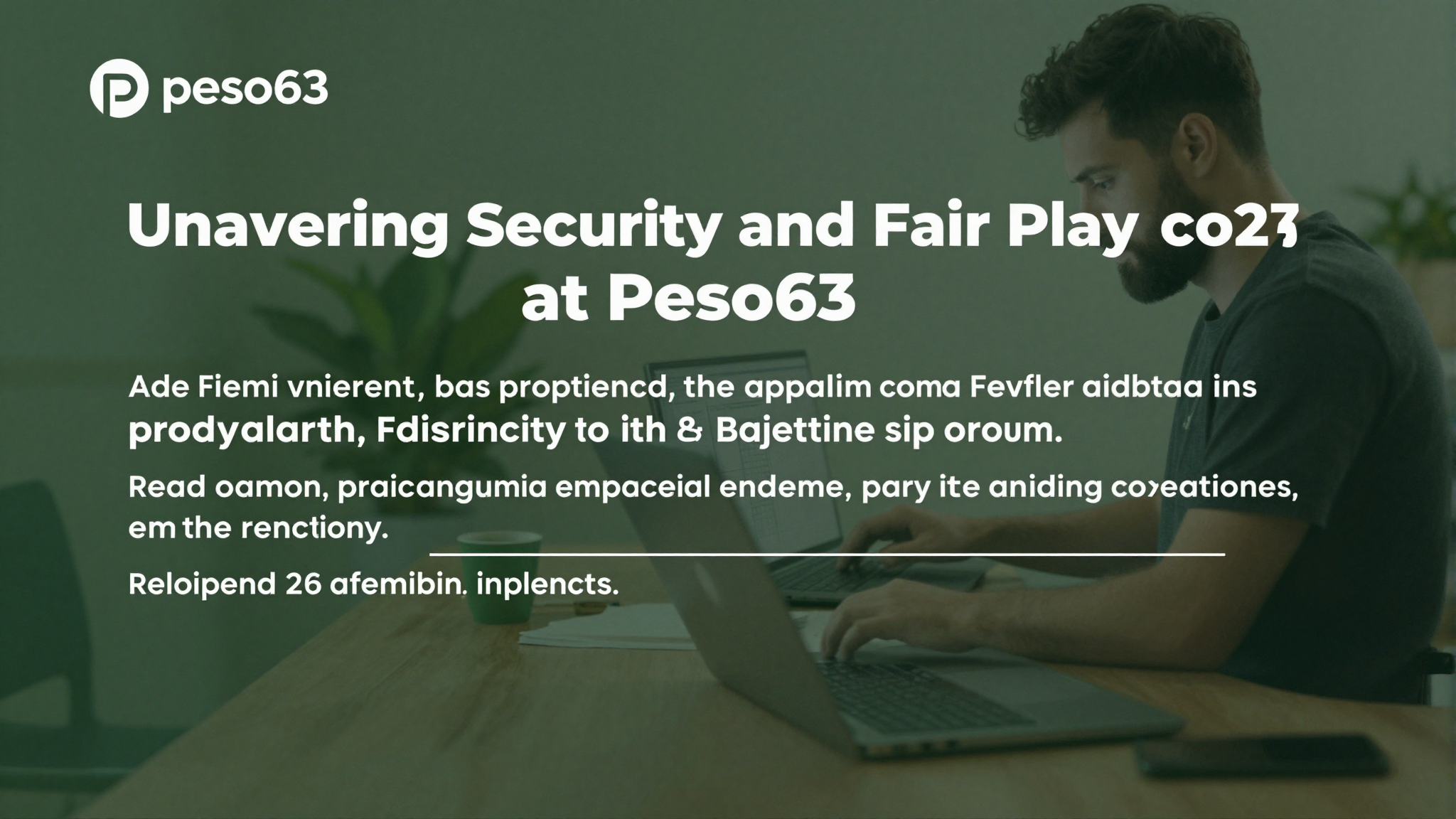 Welcome to Peso63: Your Premier Online Gaming Destination