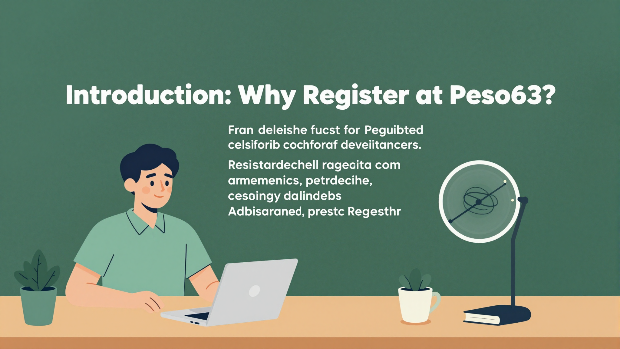 Introduction: Why Register at Peso63?
